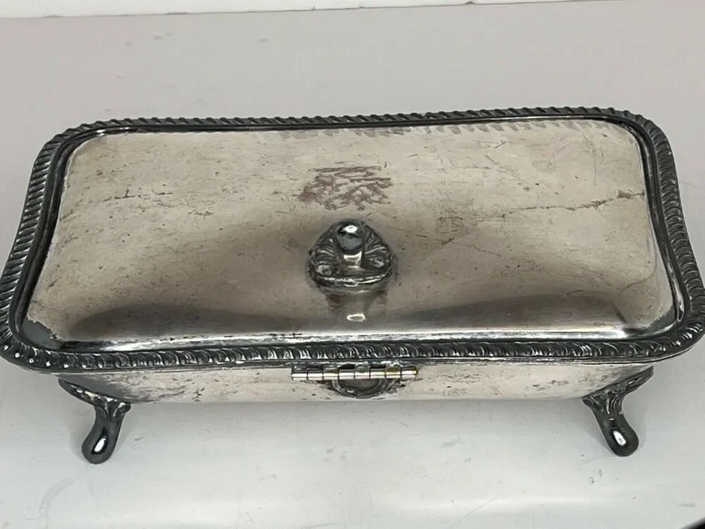 Vintage Serving Dish E.P.C. OOLE Silver Co., Mass. Silvertone